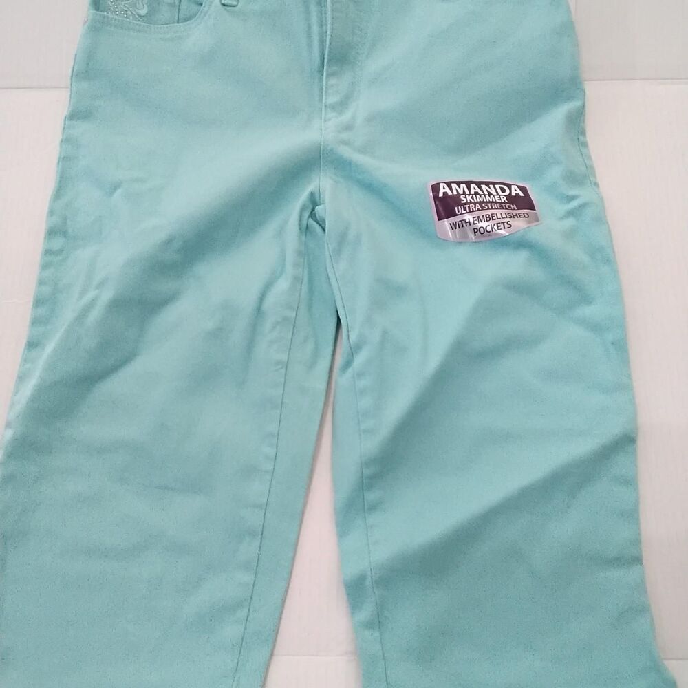 Gloria-vanderbilt Women's Blue and Green Jeans